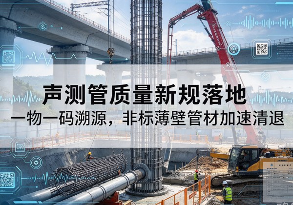 乐平声测管质量新规落地，一物一码溯源，非标薄壁管材加速清退